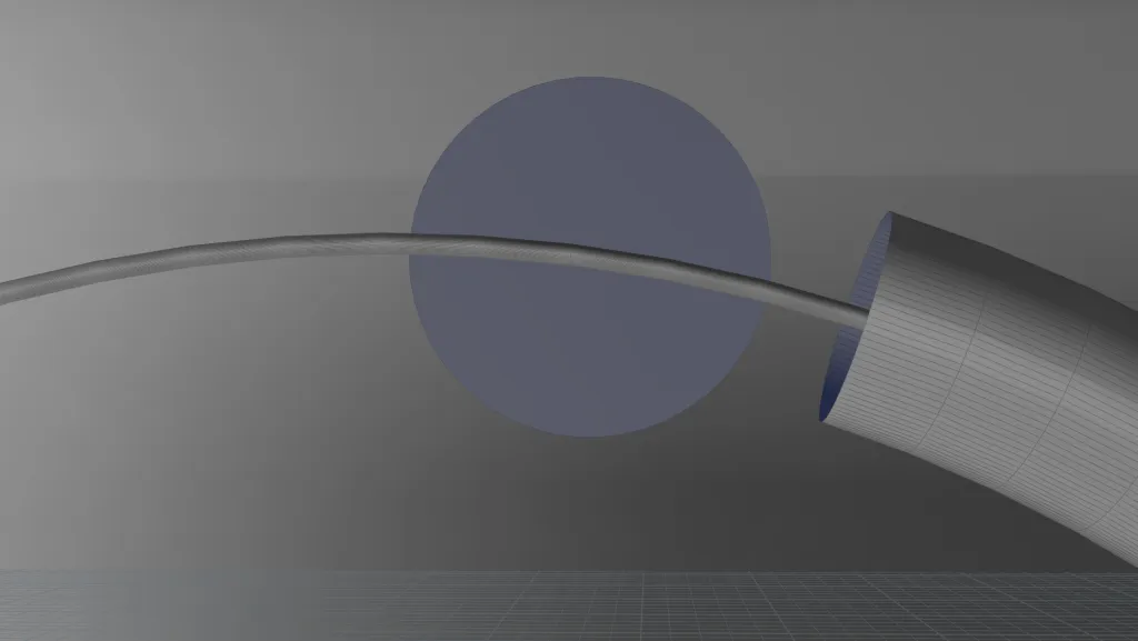 Action Global 50th anniversary ident — wireframe 4