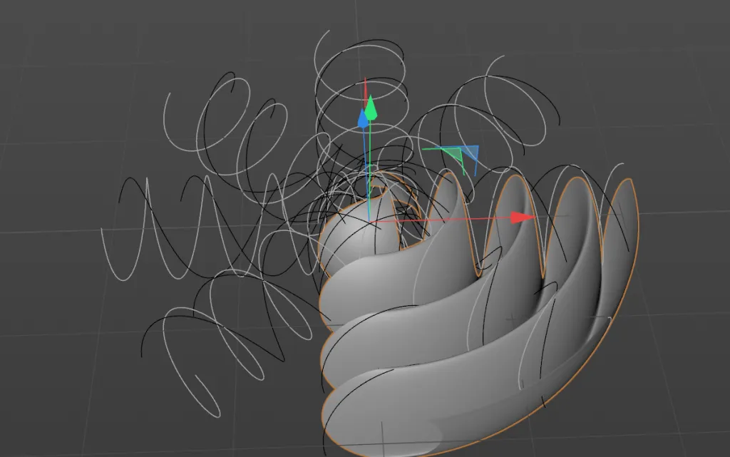 Action Global 50th anniversary ident — wireframe 5