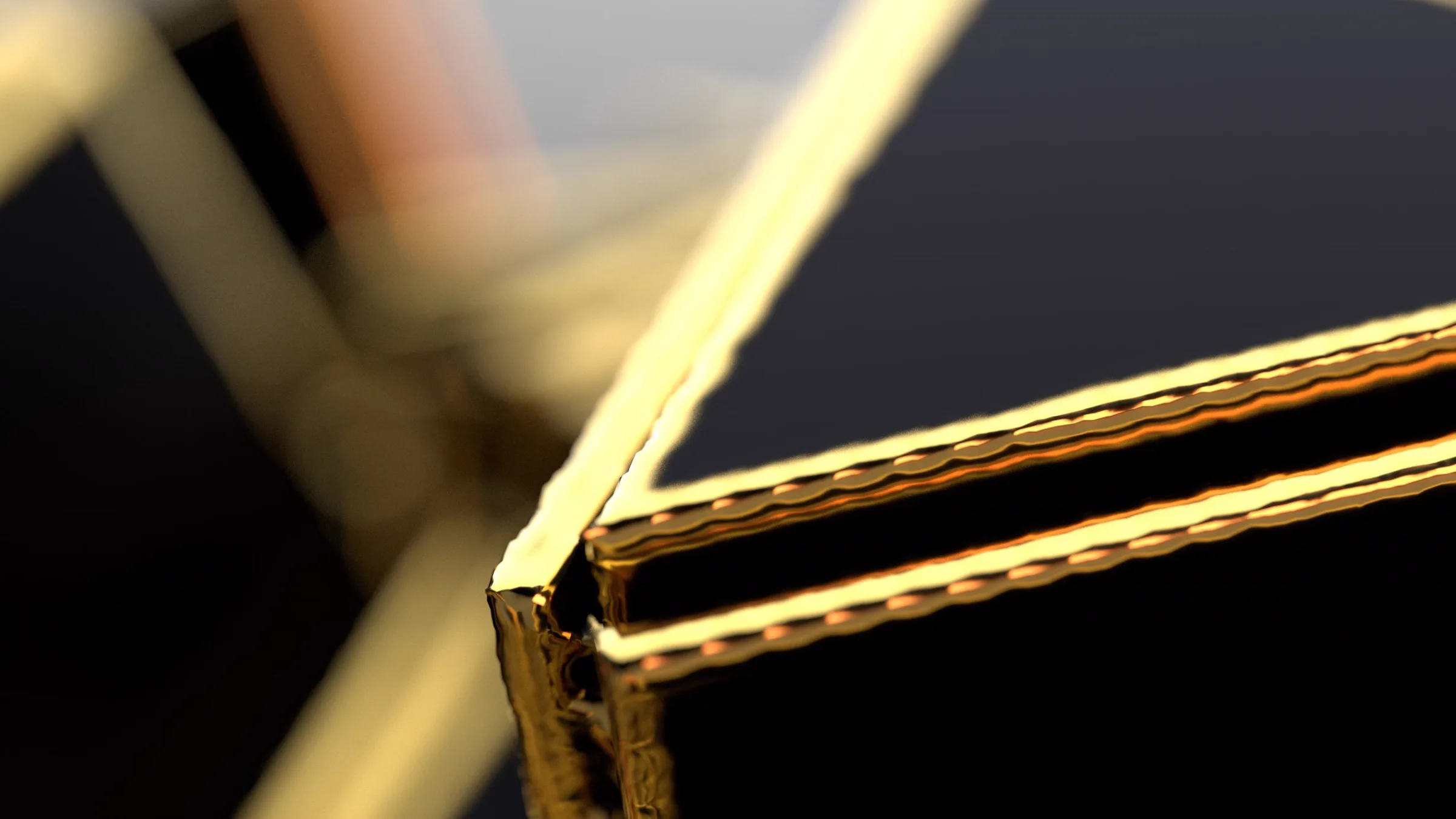 Geometric symmetry Houdini exploration — abstract still 6