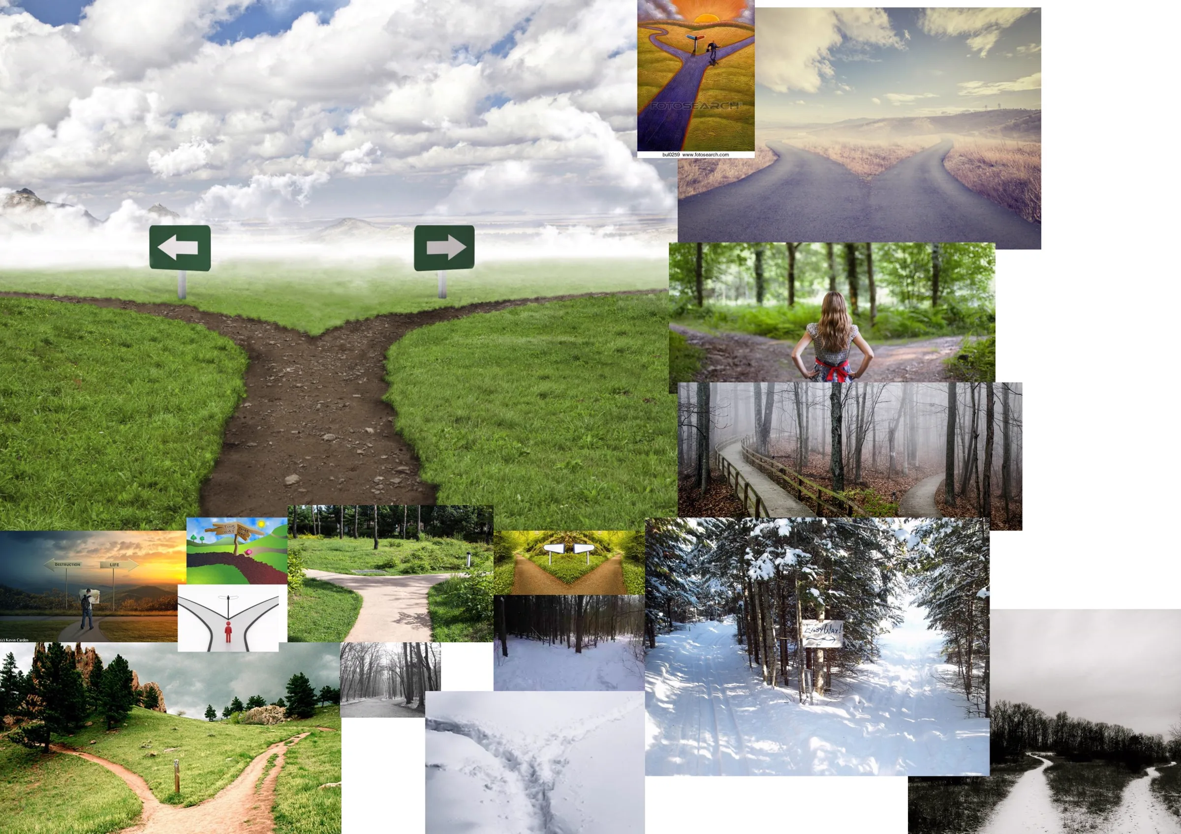 Fenergo KYC — two paths illustration