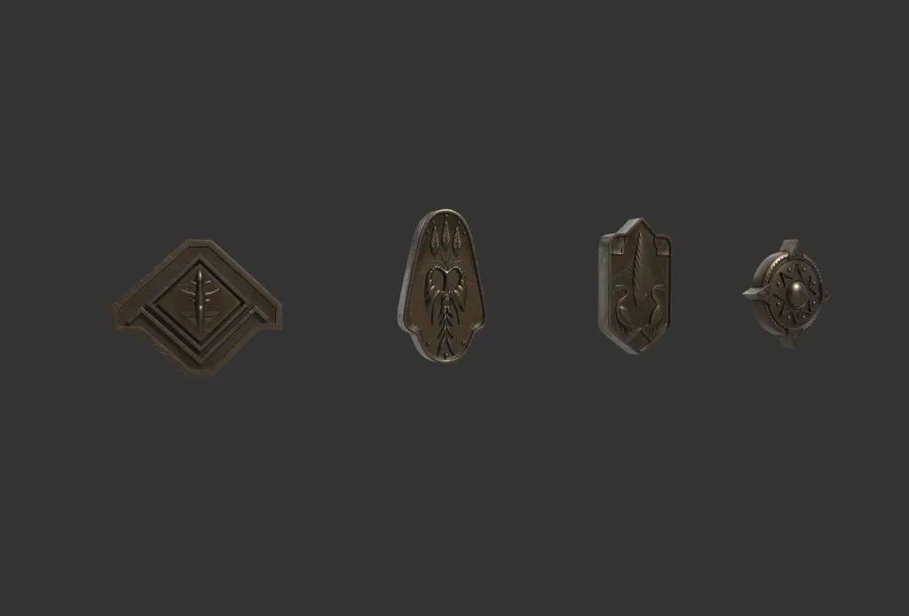 Burial chamber tablet models