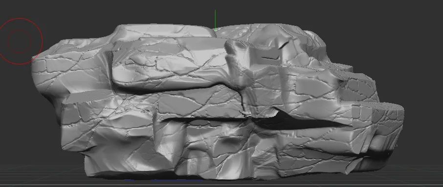 Catacomb boulder asset