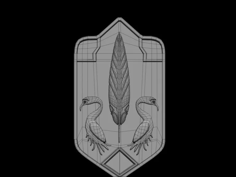 Priest symbol wireframe