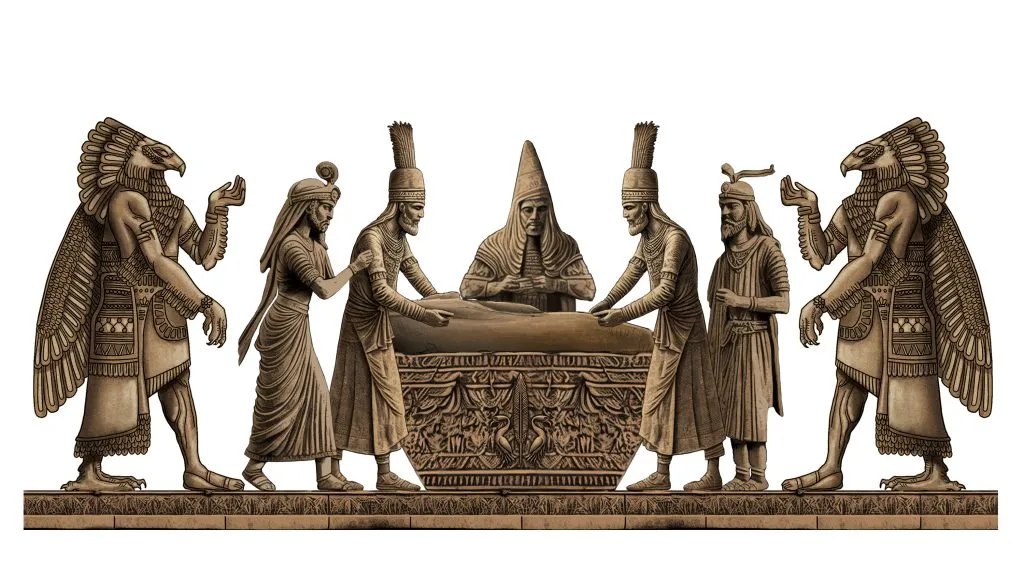 Scribe's chamber relief