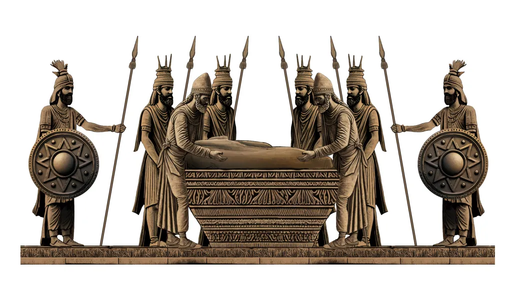 Warrior's chamber relief