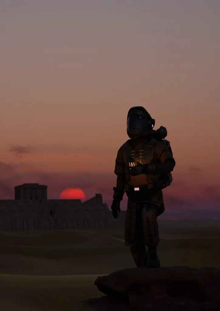Tribus sunset poster