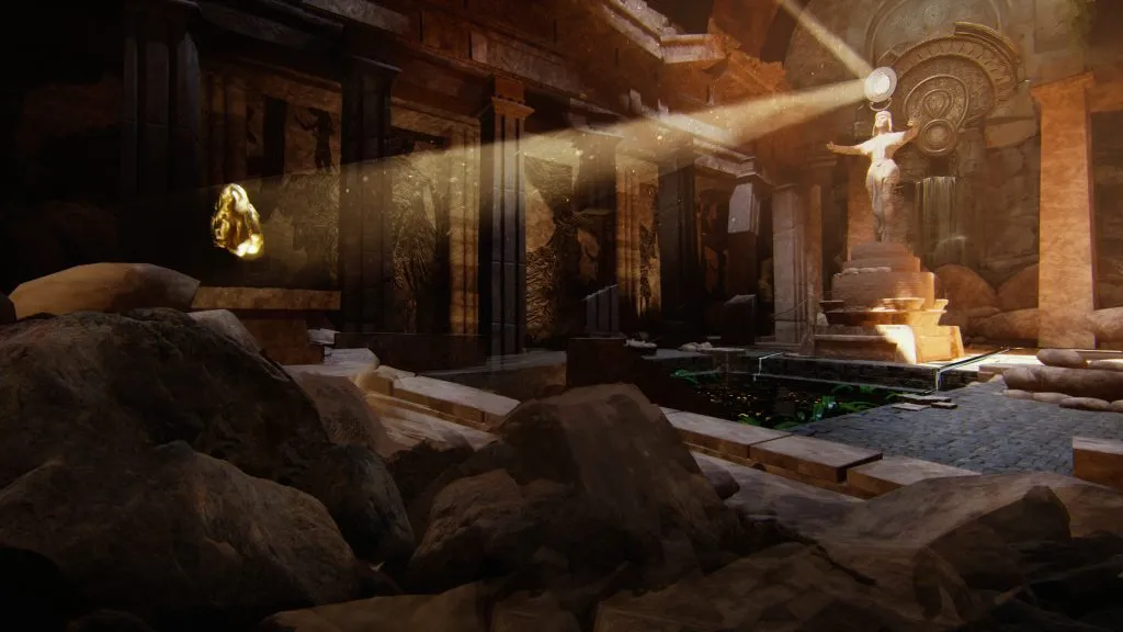 Spaceminers sacred temple ending scene