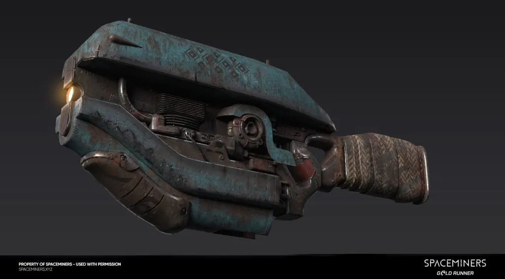 Rockbreaker weapon three-quarter view