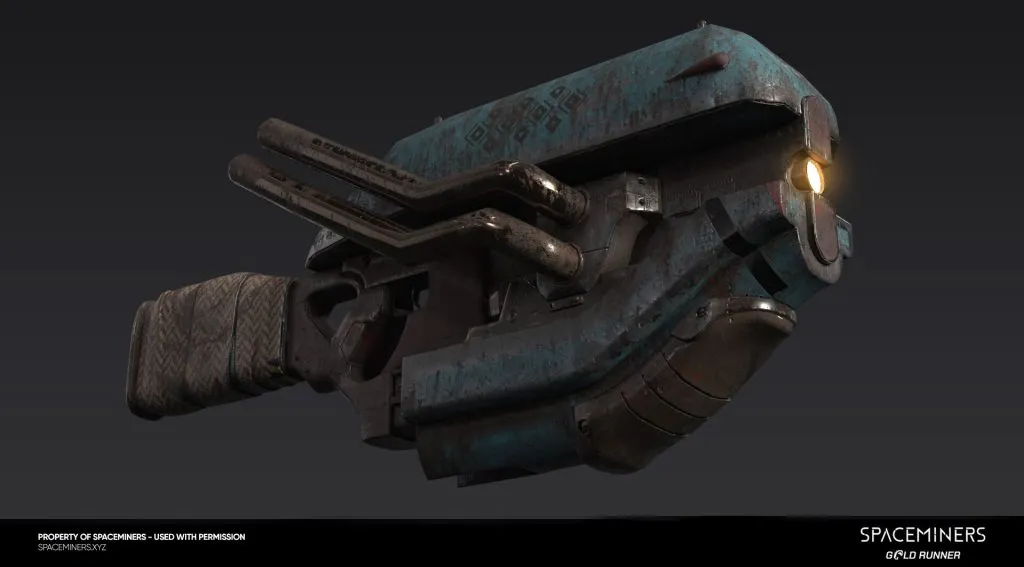 Rockbreaker weapon three-quarter view 2