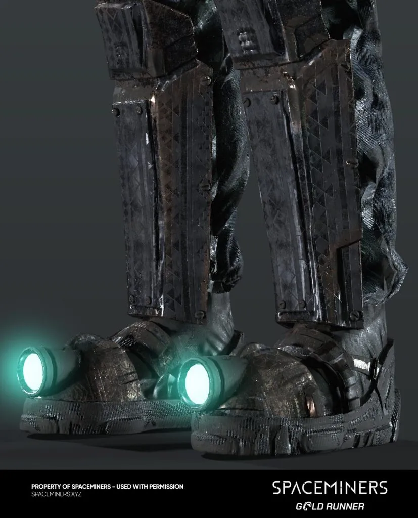 Sedu Spaceminer detail — shins